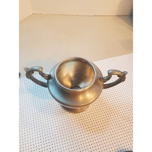 Metalars Pewter Sugar Dish Made In Italy - Picture 3 of 7